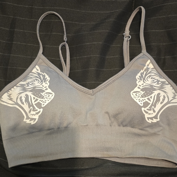 Darc Sport Other - Gray Women's Darc Spror Sport Bra with Wolf Design